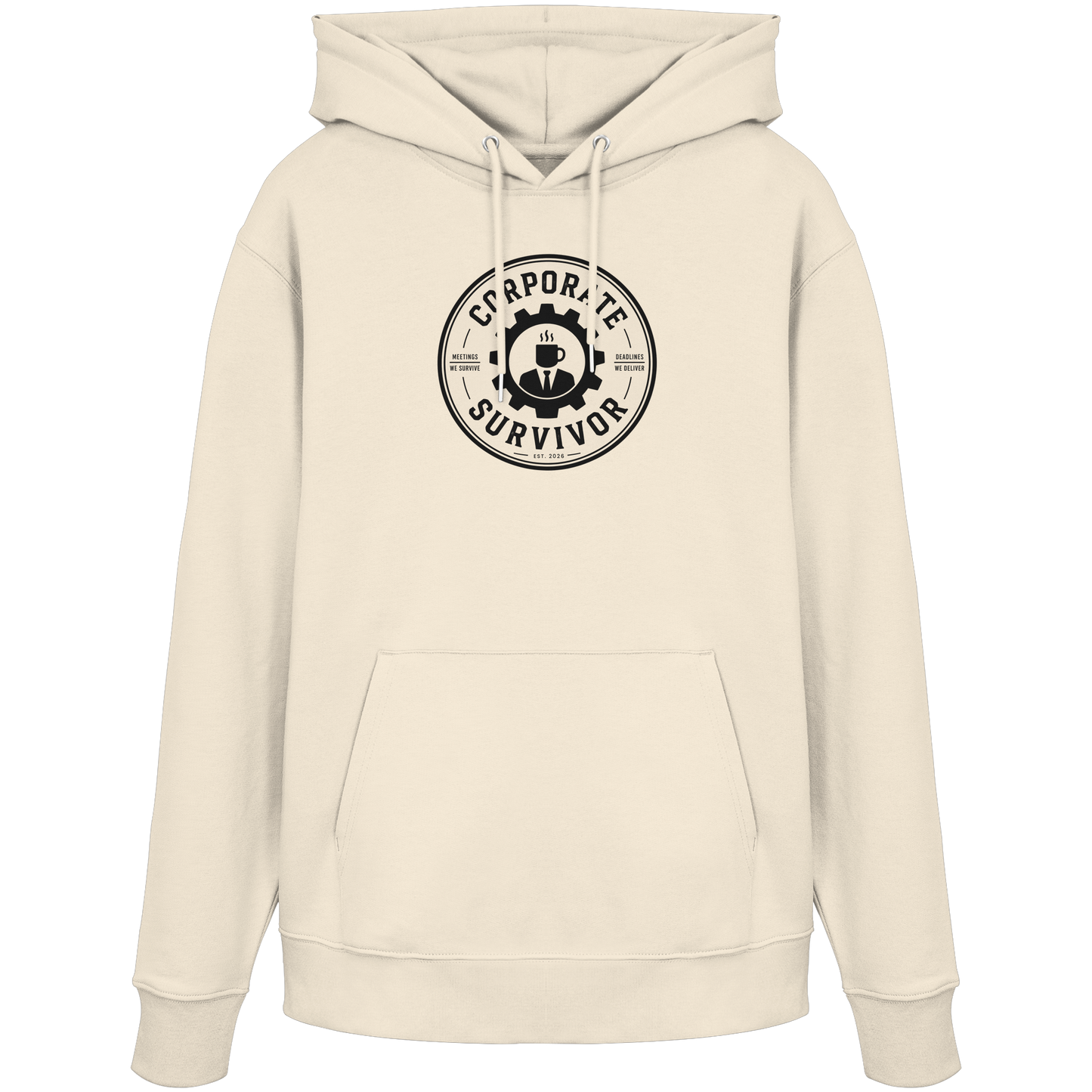 Corporate Survivor™ – lass uns das syncen. (Hoodie)